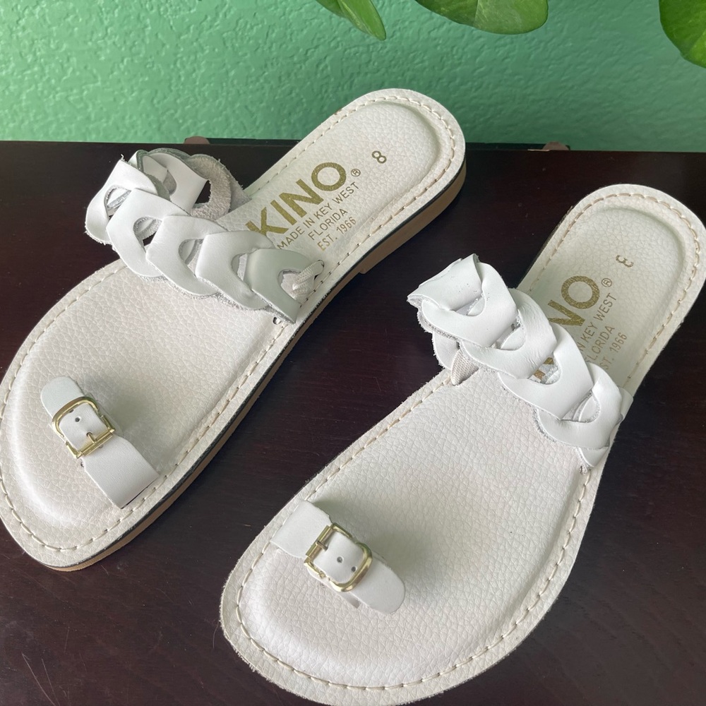 Kino White Women's Sandals - Picture 3 of 4